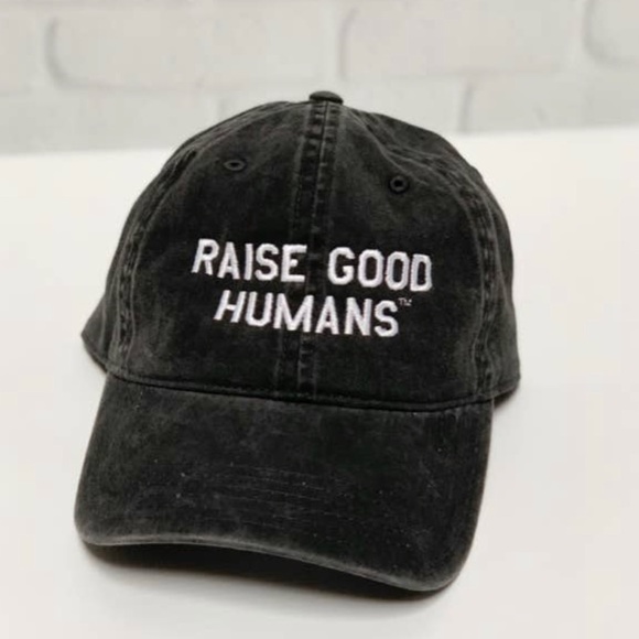 ❤️HOST PICK ❤️ Vintage wash premium Ball Cap Raise Good Humans Mom Life Hat - Picture 2 of 2
